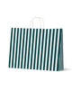 Cafe Stripe Midi Boutique Hunter Green - 100/ctn