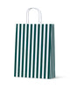 Cafe Stripe Medium Hunter Green - 100/ctn