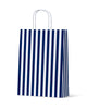 Cafe Stripe Medium Navy - 100/ctn