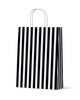 Cafe Stripe Medium Black - 100/ctn