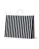 Cafe Stripe Midi Boutique Black - 100/ctn