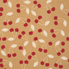 Cherries on Kraft Wrap Red White