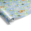 Passion Flower Wrap Blue