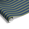 Two Colour Stripe on Matte EGreen/Navy
