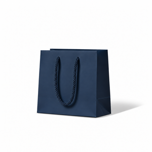 Laminated Matte Petite Navy Paper Bag - 200/ctn