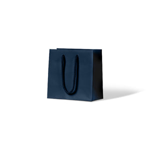 Laminated Matte Petite Navy Paper Bag
