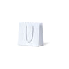 Laminated Matte Petite White Paper Bag - 200/ctn