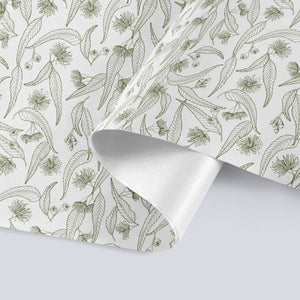 Gum Tissue Earth Green on White