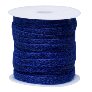Woven Jute 10mm X 25mtrs Blue