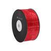 Cut Edge Organza 38mm X 100mtrs Red