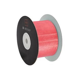 Cut Edge Organza 50mm X 50mtrs Peach