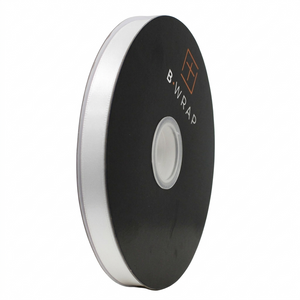 16mm White Double Sided Satin