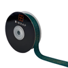 Grosgrain Gold Dots Hunter Green 20mm X 20mtrs