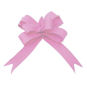 Matte Pull Bows 19mm X 100 Pieces Pink**