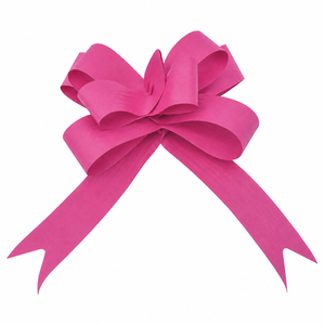 Matte Pull Bows 19mm X 100 Pieces Fuschia