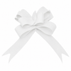 Matte Pull Bows 19mm X 100 Pieces White
