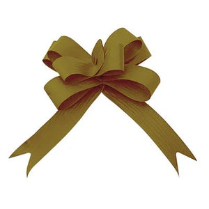 Matte Pull Bows 19mm X 100 Pieces Gold
