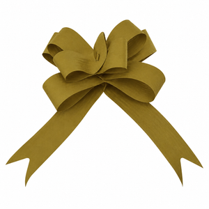 Matte Pull Bows 19mm X 100 Pieces Gold