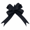 Matte Pull Bows 19mm X 100 Pieces Black Matte