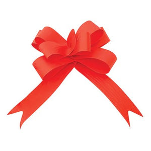 Red Matte Pull Bows