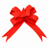 Matte Pull Bows 19mm X 100 Pieces Red