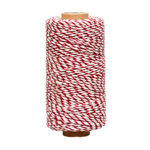 Bakers Twine 2mm X 100mtrs Red/Whi