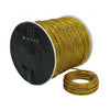 Metallic Cord 0.8mm x 100mtrs Gold