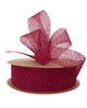 Cotton Raw Mesh 40mm X 20m Dk Red