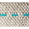 Woven Stitch 15mm X 20mtrs Natural/Blue