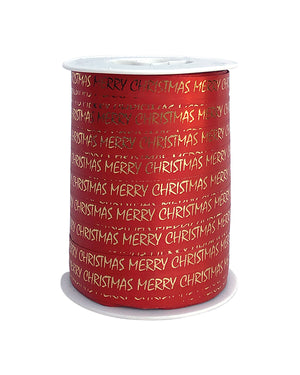 Red Merry Xmas Ribbon