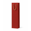 Red Spot on Kraft Single Wine Bag- 100/ctn