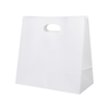 White Kraft Paper Small Diecut Takeaway Bag-250/Ct