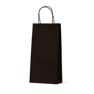Black Kraft Double Wine Bag - 100/ctn