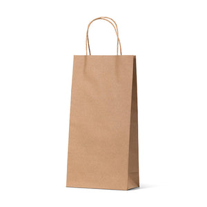 Brown Kraft Double Wine Bag