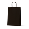 Black Kraft Triple Wine Bag - 100/ctn