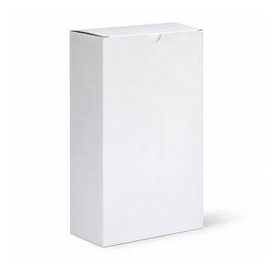 Wine 2 Bottle Box White 178x89x343mm