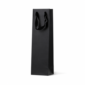 Deluxe Black Single Wine Bag - 100/ctn