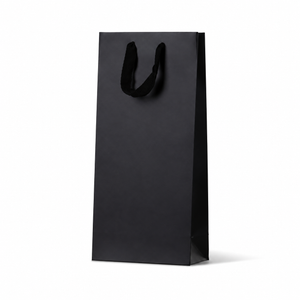 Deluxe Black Double Wine Bag - 100/Ctn