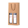 Brown Kraft Window Double Wine Bag - 100/ctn