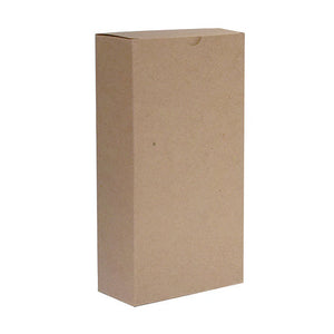 Wine 2 Bottle Box Natural Kraft