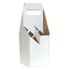 Wine Box Carrier 4 Btl White 184x184x305mm