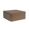 2 Piece Gift Box Natural Kraft 356x356x178mm 25/cn