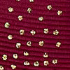 Grosgrain Gold Dots Burgundy 20mm X 20mtrs