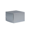 2 Piece Gift Box Silver 152x152x102mm - 100/ctn