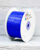 Cut Edge Organza 50mm X 50mtrs Royal Blue