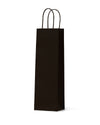 Black Kraft Single Wine Bag - 100/ctn