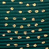 Grosgrain Gold Dots Hunter Green 20mm X 20mtrs