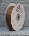 Cut Edge Organza 25mm X 50mtrs Cappuccino