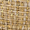 Woven Cut Edge Natural Gold 25mm X 20mtrs