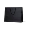 Laminated Matte Galleria Black Paper Bag - 50/ctn